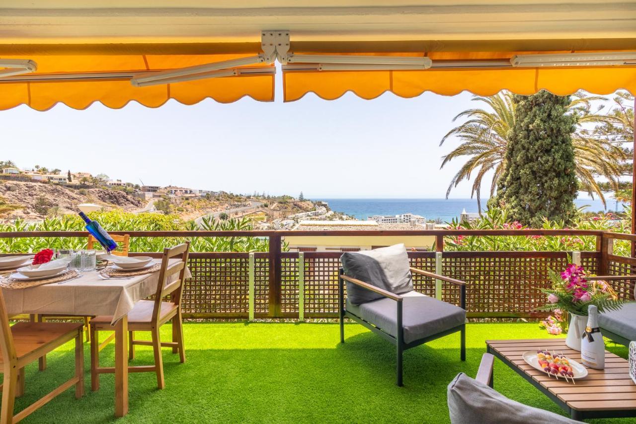 Increible Terraza Con Vistas Al Mar En San Agustin Apartment Exterior foto